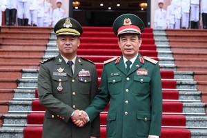 柬埔寨副首相兼国防大臣来越访问