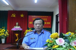 同奈省人民检察院原院长黄文琉。（图：VOV）