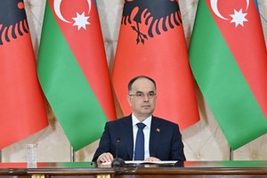 阿尔巴尼亚总统巴伊拉姆‧贝加伊。（图：Getty Images）