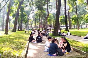 西贡平和的角落。