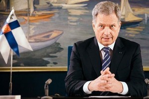 芬兰总统绍利‧尼尼斯托。（图：yle.fi）