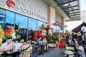 越南首家库迪咖啡店开业