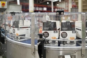 越南雀巢公司的咖啡胶囊生产线。