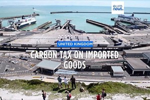 英国政府日前宣布，将在2027年之前实施新的进口碳税机制。（图：视频截图）