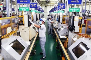 日本企业在新顺出口加工区投资生产。（图：名蓝）