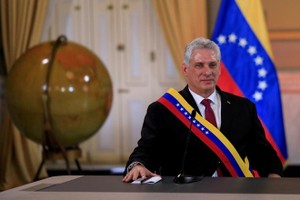 古巴共产党中央第一书记、国家主席米格尔‧迪亚斯‧卡内尔‧贝穆德斯。（图：路透社）