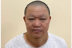 被捕的嫌犯阮俊英。（图：警方提供）