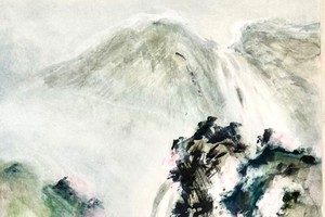 阮丽书画作品欣赏——春回大地 