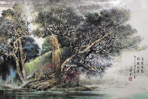 陆金书画作品欣赏——自然生态，欣欣向荣