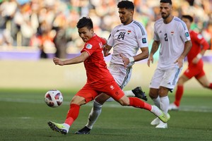 光海射球破门。（图源：互联网）