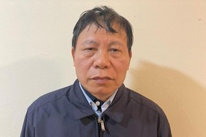 北宁省委原书记阮仁战被捕。（图：警方提供）