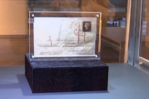 世界首封使用邮票寄出信件将拍卖