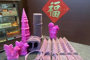 木模与糖制成品。