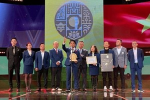 2023年越南高尔夫球协会高尔夫球赛颁奖仪式。（图：互联网）