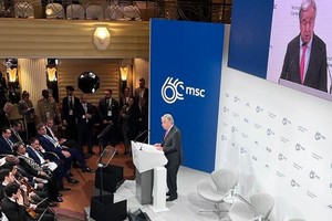 联合国秘书长古特雷斯在慕尼克安全会议上做开幕演讲。（图：联合国）