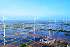 薄寮省 KOSY 风电厂一瞥。（图：薄寮在线）