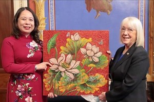 国家副主席武氏映春会见了美国参议院临时议长帕蒂‧默里。（图：越通社）
