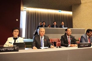 越南国会代表团出席各国议会联盟第 148 届大会及相关会议。（图：越通社）