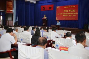 古芝县党部执委会第18次会议一瞥。（图：勇芳）