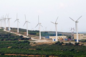 突尼斯的一个风力发电场降低了该国对煤电能源的依赖。（图：联合国）