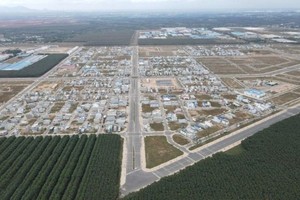 禄安-平山安置区工程项目。（图：福俊）