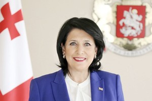 格鲁吉亚总统萨洛梅‧祖拉比什维利。（图：Getty Images）