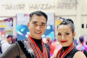 范忠和（左）与阮美庄。（图：互联网）