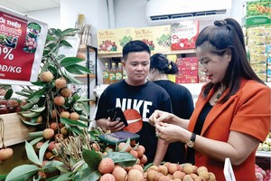 海阳省推介荔枝农产品。（图：TP）