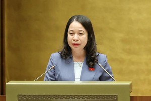 国家副主席武氏映春。（图：嘉欣）