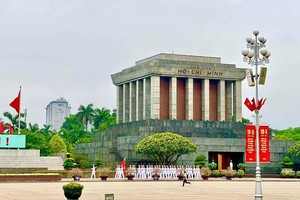 胡志明主席陵一隅。（图：PV）