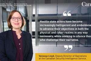 加拿大安全情报局临时局长凡妮莎‧劳埃德。（图：CSIS）