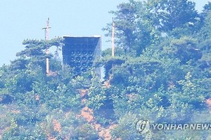 韩军在前沿全线实施对朝扩音喊话应对垃圾气球