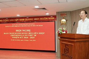 市委常务副书记阮胡海在会上发表指导意见。（图：黄雄）