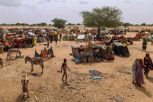 苏丹当前有约500万儿童流离失所，约佔苏丹全部流离失所者的一半。（图：互联网）