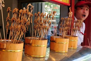 新加坡批准包括蚱蜢、蟋蟀和超级蠕虫在内的16 种昆虫作为食品。（图：互联网）