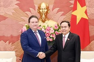 国会主席陈清敏接见美国驻越南大使