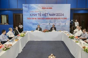 2024年越南经济论坛现场一隅。（图：PLO）