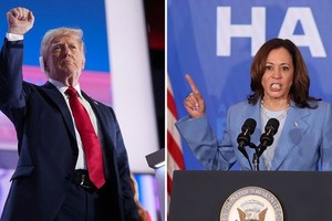 共和党候选人、前总统唐纳德‧特朗普（左）与民主党总统候选人提名的副总统卡玛拉‧哈里斯。（图：互联网）