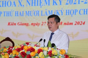 新任坚江省人委会副主席江青科同志。（图：祥林）