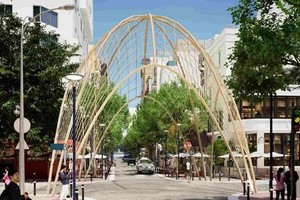 改造后的泰文珑街将成为都市亮点。（图：市交通运输厅）