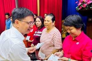 本市感恩 264 名多次捐血贫困者