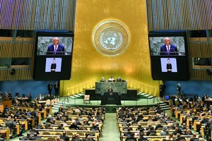 9月22日，联合国未来峰会在位于纽约的联合国总部举行。（图：新华社）