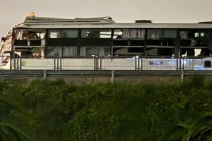 交通事故现场。（图：NDCC）