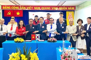 本市与韩国仁川省红十字会合作签署