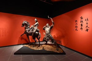 金庸雕塑展吸引逾40万人次参观。（图：互联网）