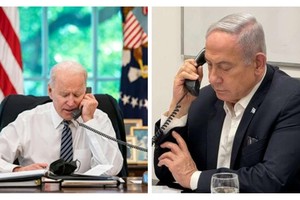 准备攻击伊朗的以色列总理本杰明·内塔尼亚胡与美国总统乔·拜登通电话。（示意图：Getty Images）