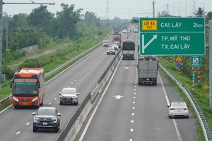 图为未设应急车道的忠良-美顺高速公路。（图：TTO）