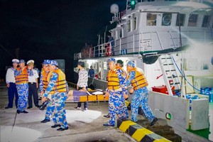 长沙岛医疗站成功急救 1 名船员