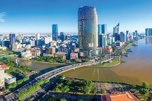 图为西贡河与滨艺涌的交汇处一景。（资料图）