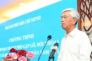 市人委会副主席武文欢在会上发言。（图：越勇）